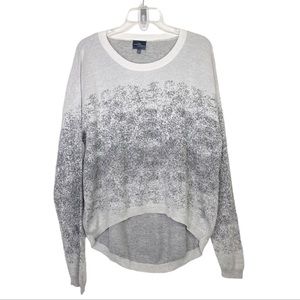 Market & Spruce: Black, White & Gray Sweater